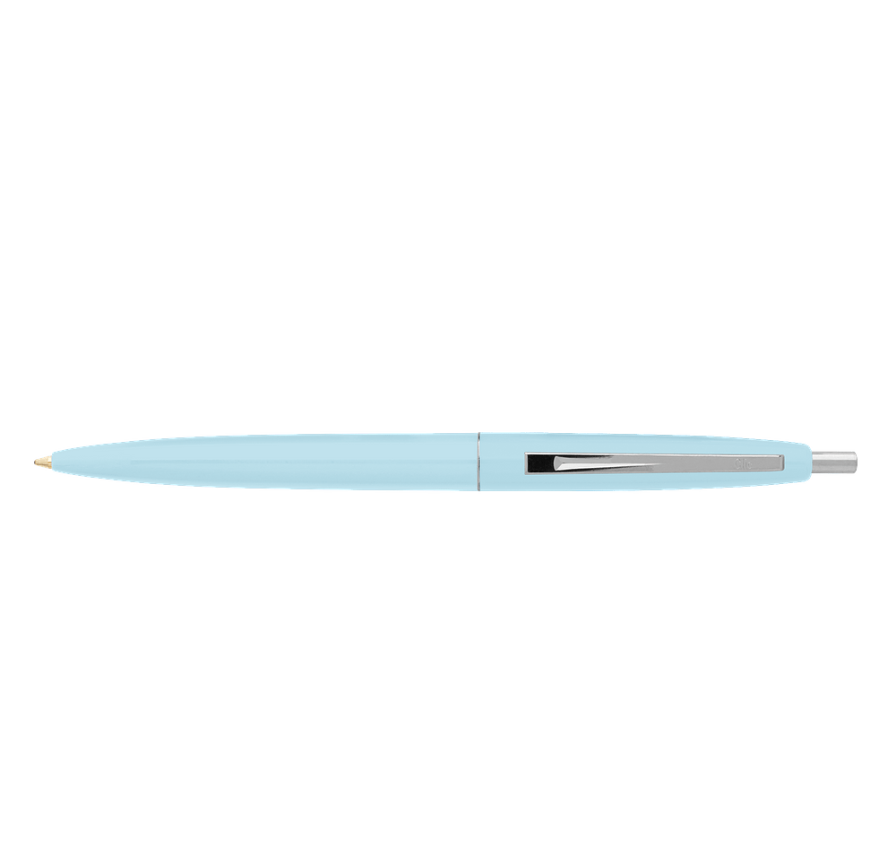 Clic Silver Trim Ballpoint Pen (blue ink)-default