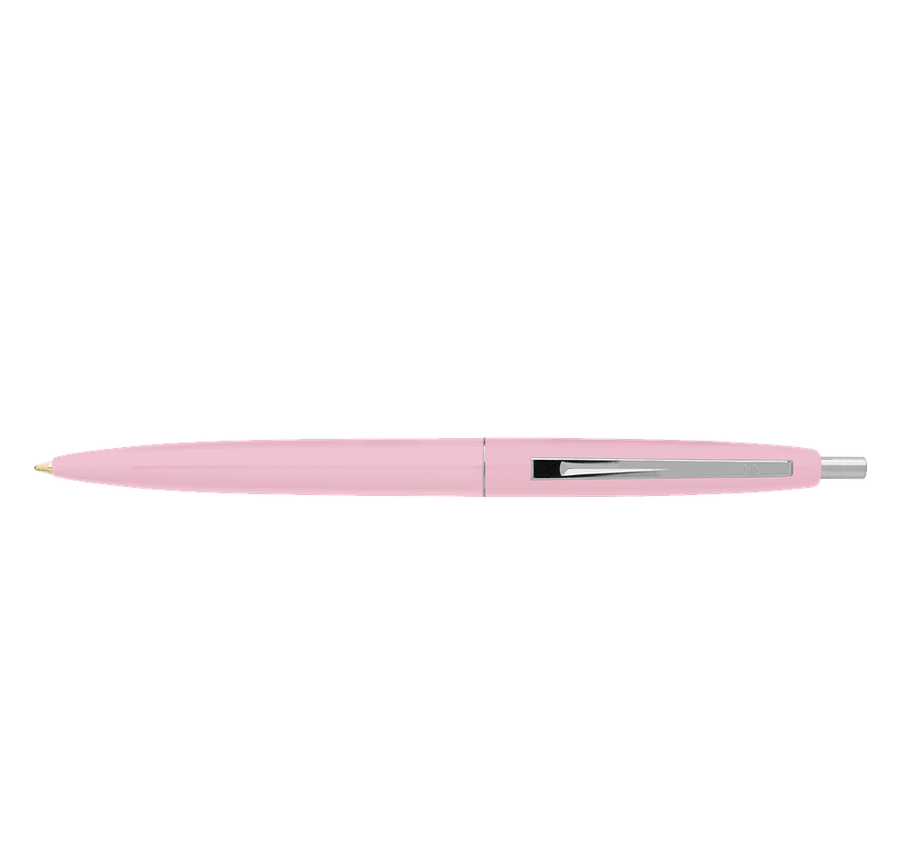 Clic Silver Trim Ballpoint Pen (blue ink)-default