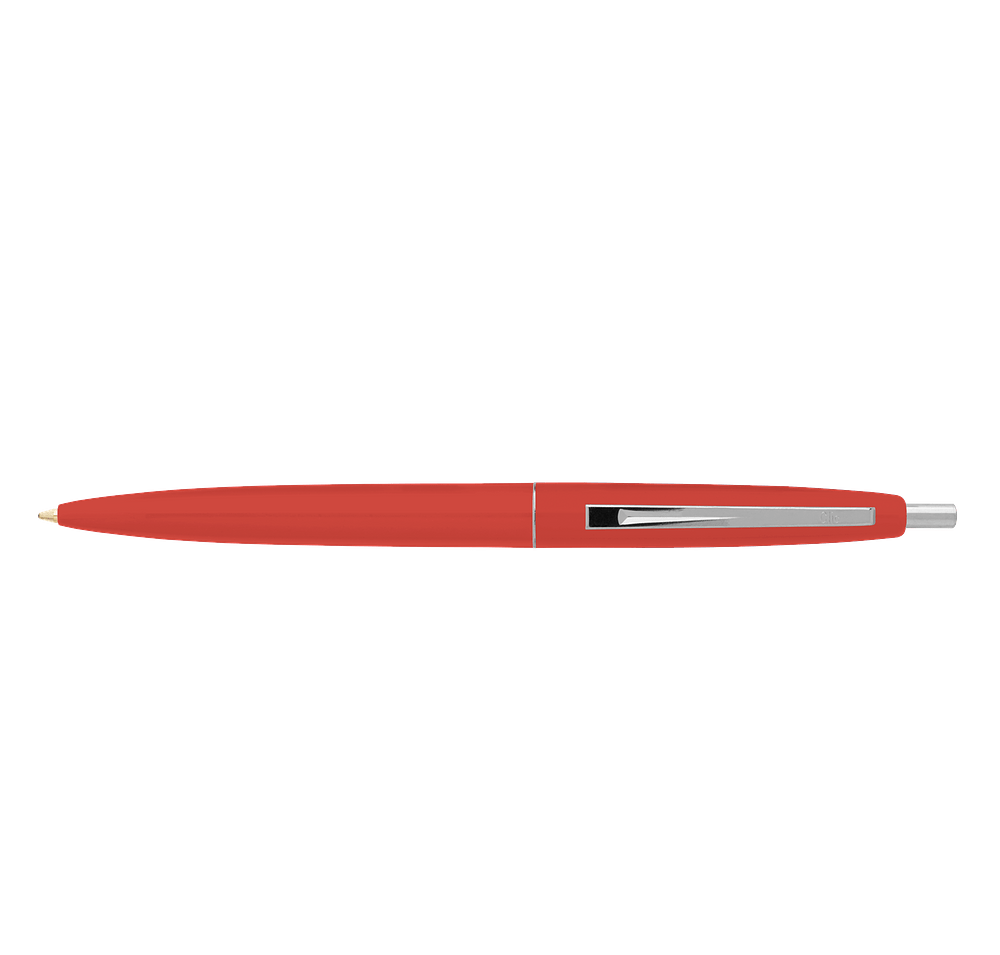 Clic Silver Trim Ballpoint Pen (blue ink)-default