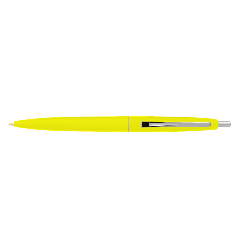 Clic Silver Trim Ballpoint Pen (blue ink)-default