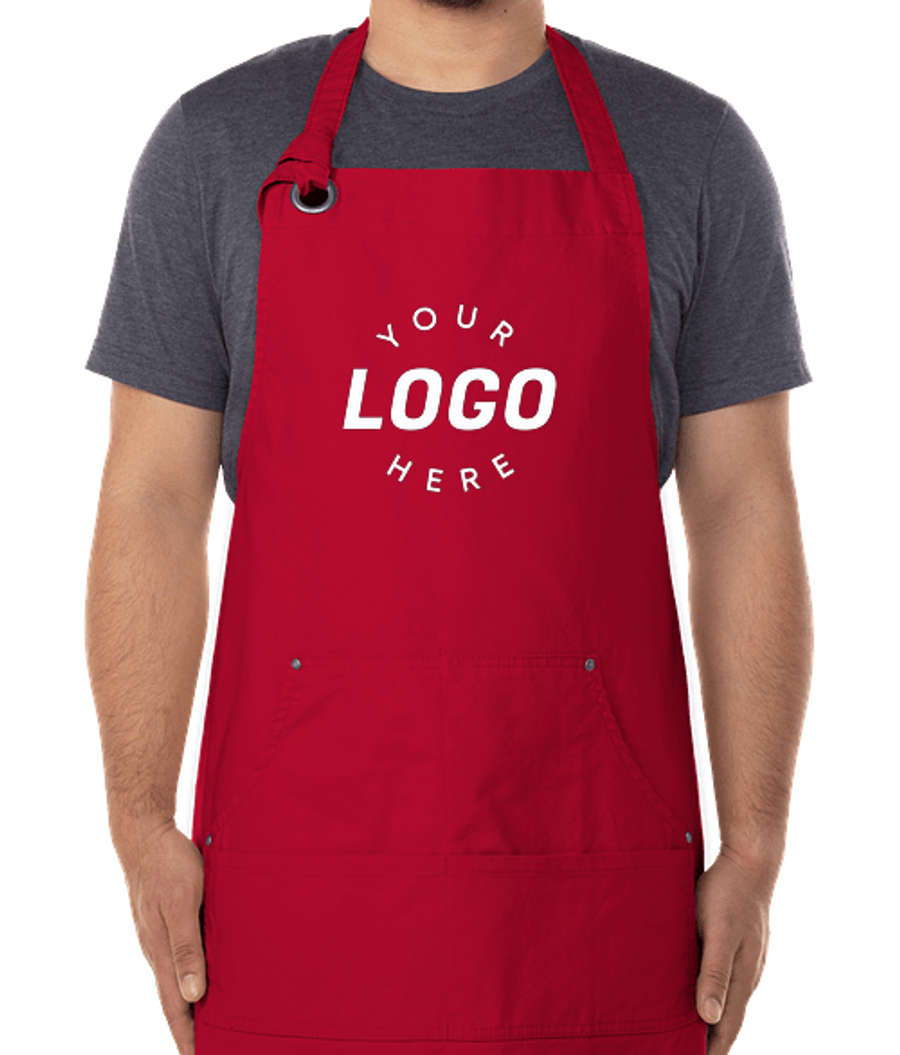 Artisan Collection Calibre Pocket Full Length Apron in Red