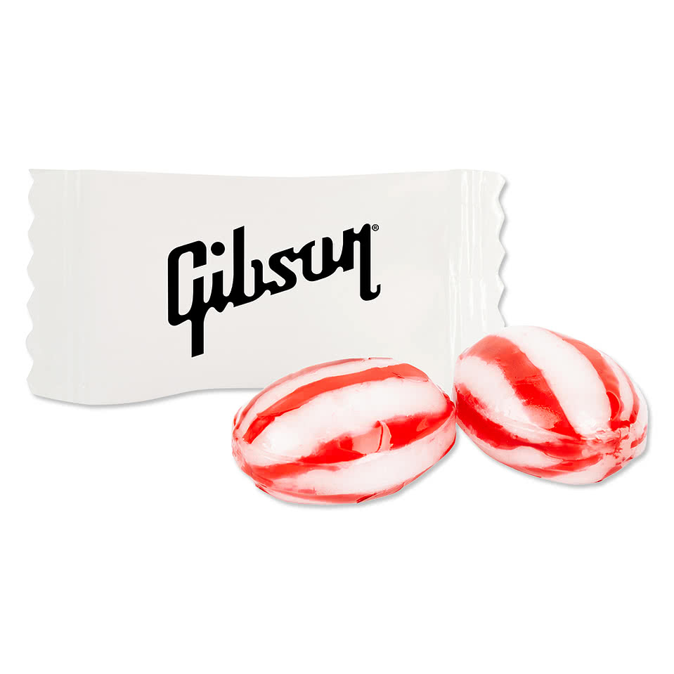 Red Striped Individually Wrapped Peppermint Mega Mints (Case of 1000)