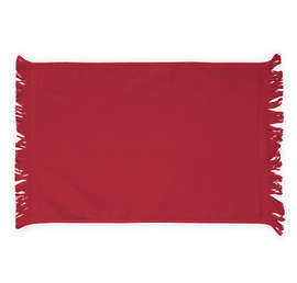 Fringed Rally Towel - Color: Red