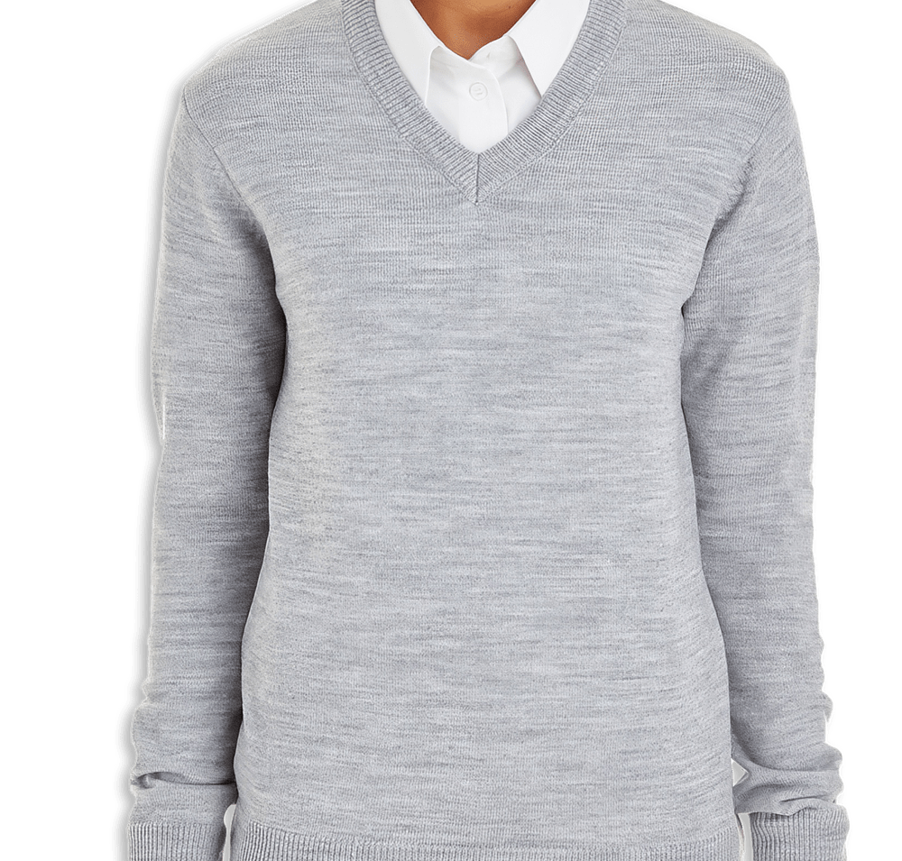 Harriton Women's Pilbloc Jersey Knit V-Neck Sweater-default