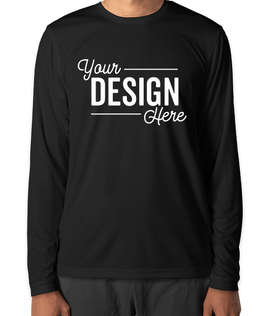 Clique by Cutter & Buck Spin Eco UPF 50 Long Sleeve Performance Shirt - Color: Black