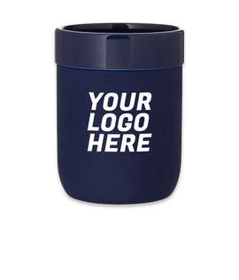 12 oz. Opal Ceramic Mug with Silicone Sleeve - Color: Navy