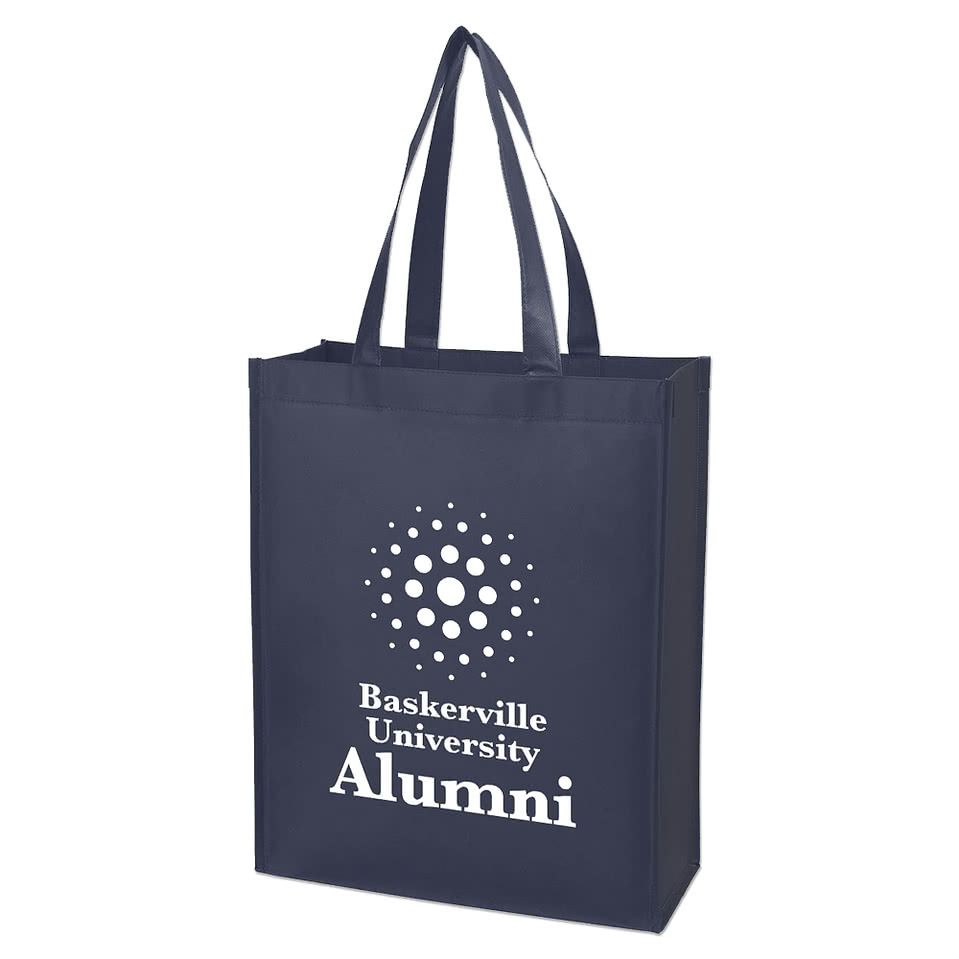 Non-Woven Matte Laminated Shopper Tote Bag
