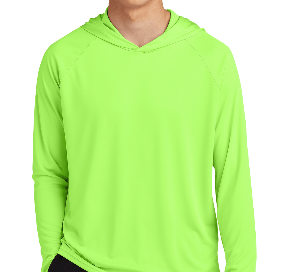 Port & Company UPF 50 Hooded Long Sleeve Performance Shirt-default
