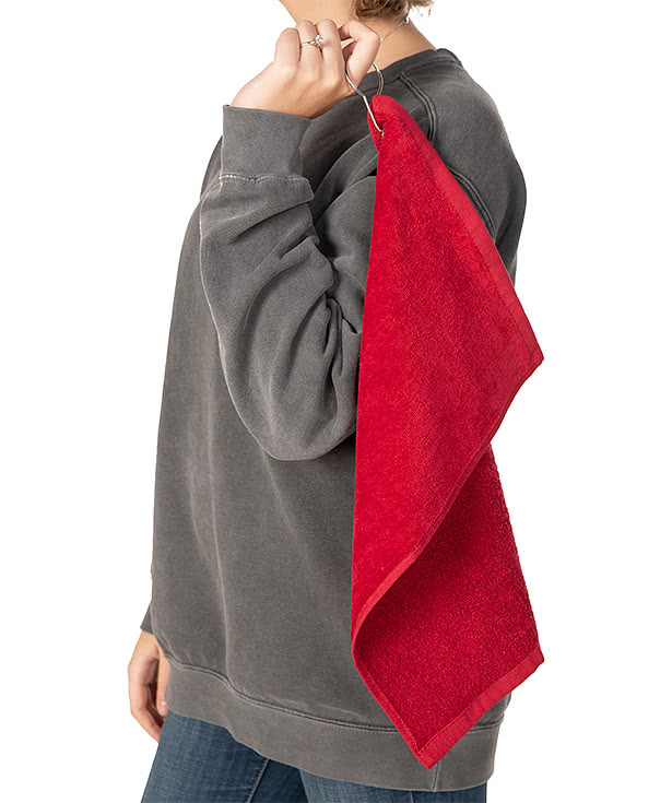 Port Authority Grommeted Hemmed Golf Towel