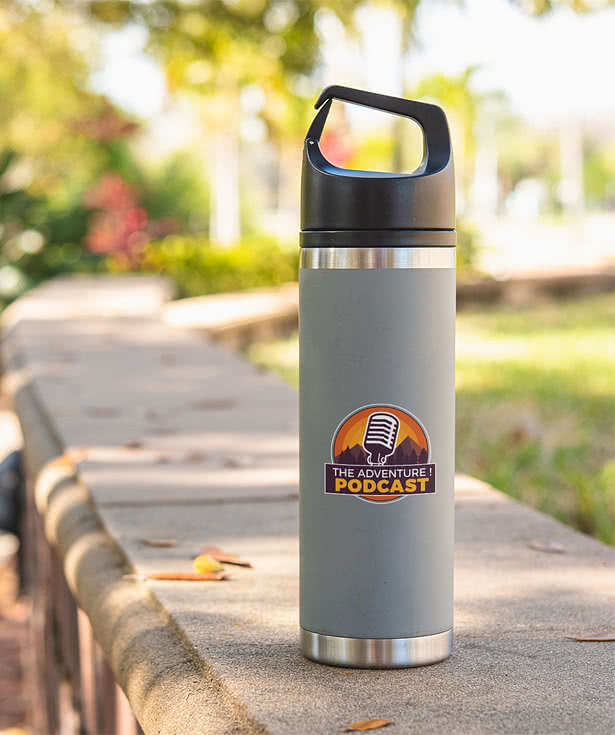 18 oz. Davenport Stainless Steel Water Bottle