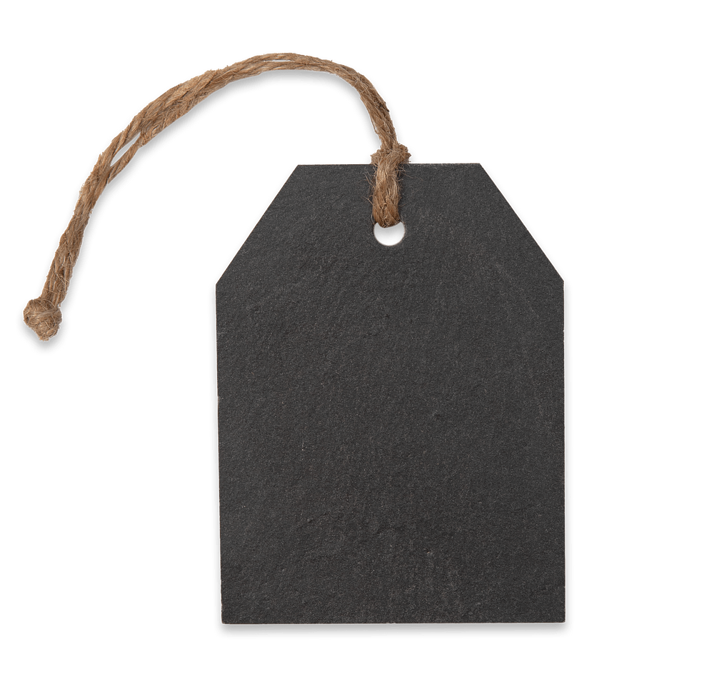 Gift Tag Slate Ornament-default