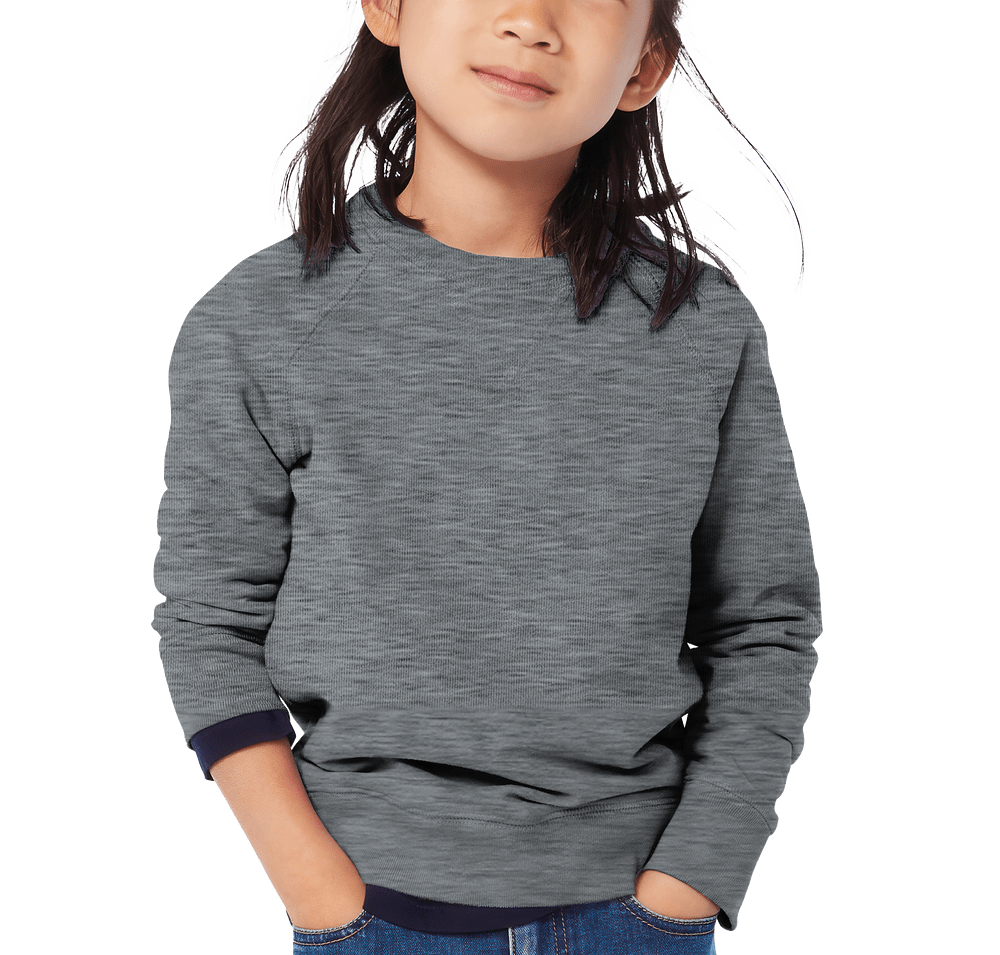 Primary Youth French Terry Crewneck Sweatshirt-default