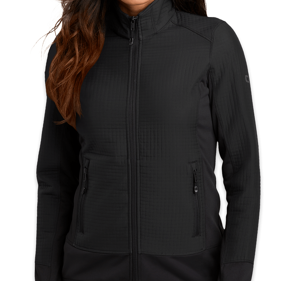 OGIO Women's Trax Full Zip Fleece Jacket-default