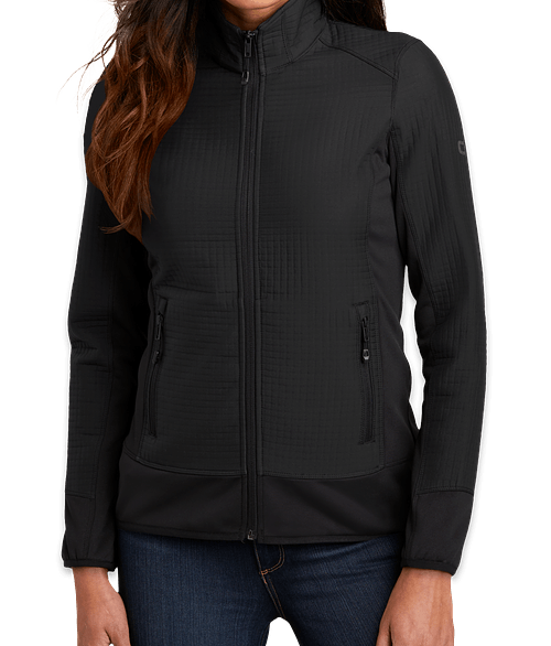 OGIO LOG726 Ladies Trax Jacket - Blacktop - Xs