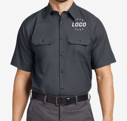 Red Kap Ripstop Performance Short Sleeve Work Shirt-default
