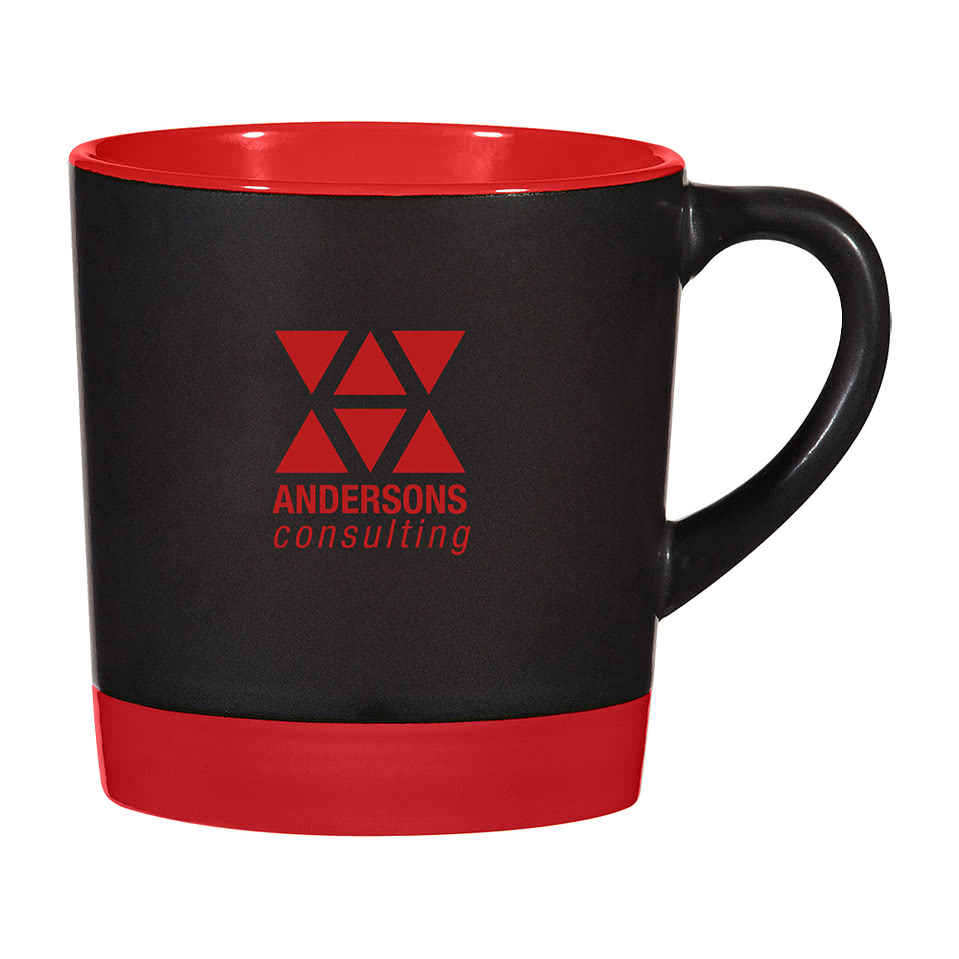 12 oz. Two-Tone Americano Ceramic Mug