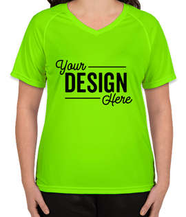 Augusta Women's Attain Raglan Performance Shirt - Color: Lime