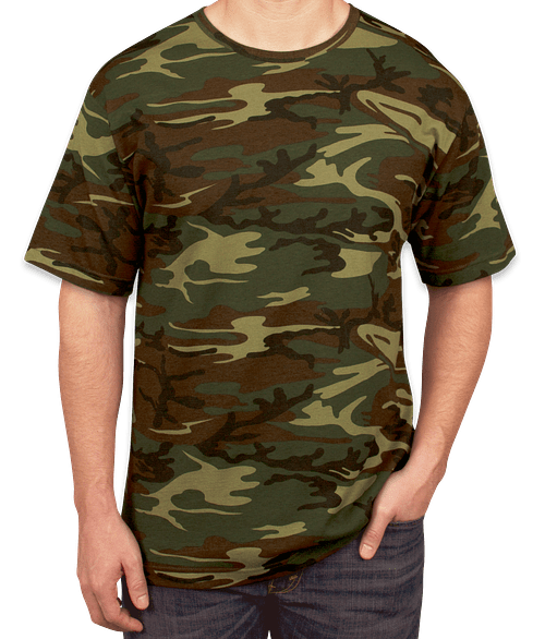 Custom camo t shirts