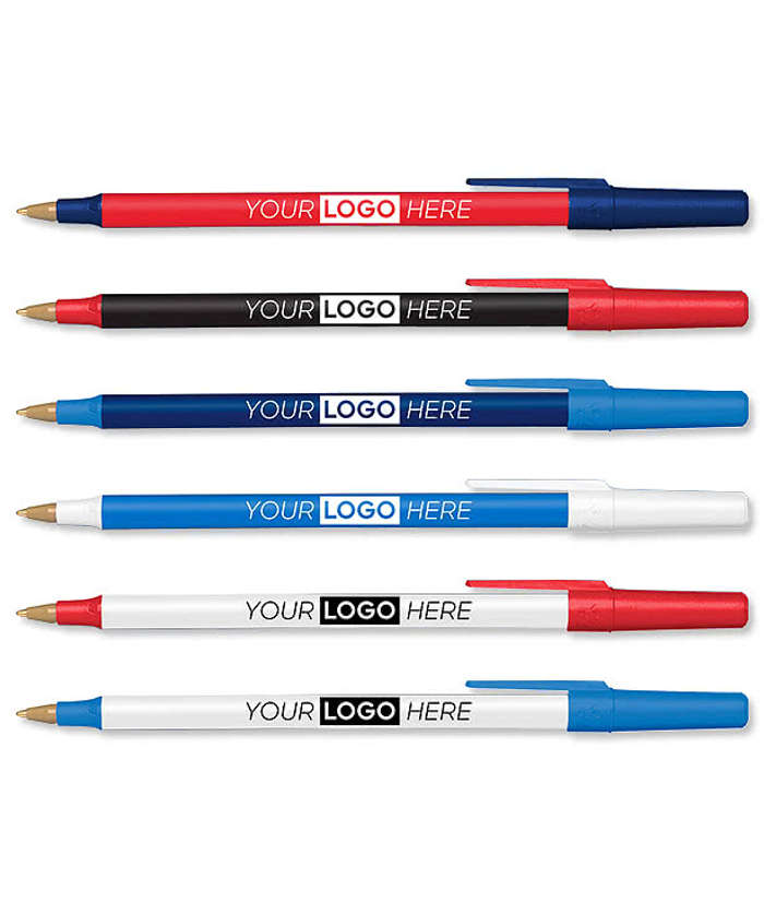 BIC Antimicrobial Round Stic Pen (black ink)