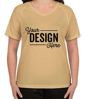 Augusta Women's Attain Raglan Performance Shirt - Color: Vegas Gold