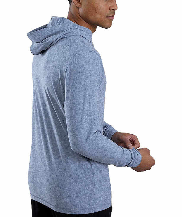 Wellable Knit Recycled Hooded Long Sleeve Performance Shirt