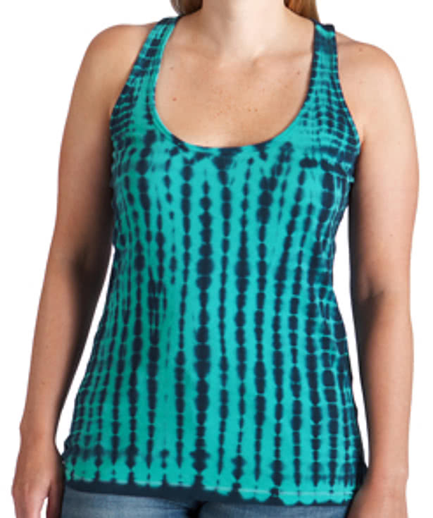 District Girly Tie-Dye Racerback Tank
