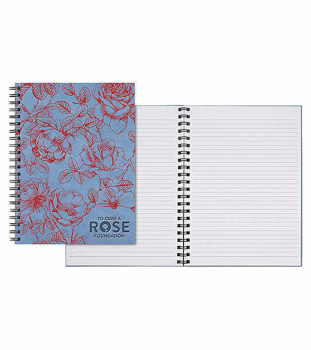 Castelli Debossed WireO Chia Grande XL Spiral Hard Cover Notebook