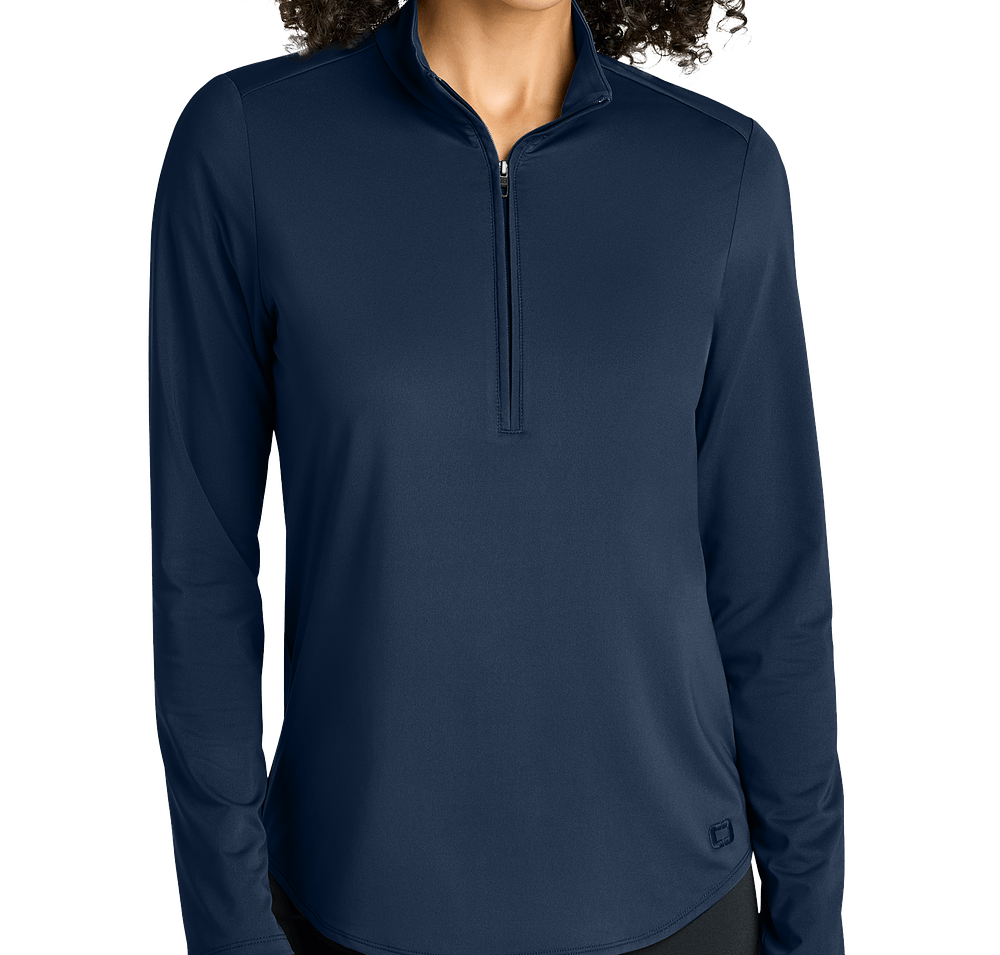 OGIO Women's Regain Recycled UPF 50+ Half Zip Pullover-default