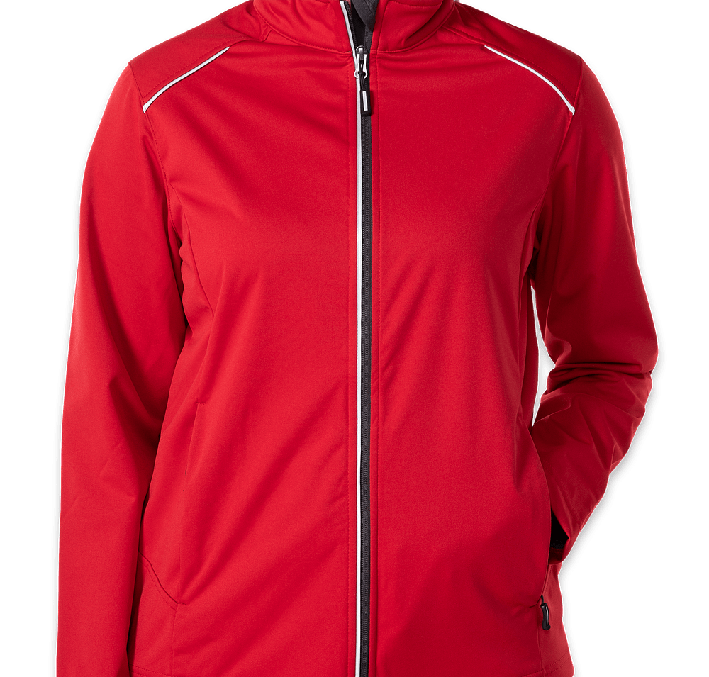 Core 365 Women's Techno Lite Three-Layer Tech Shell Jacket - Printed-default