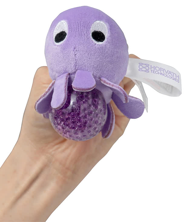 Stress Busters Squid Plush Gel Stress Reliever