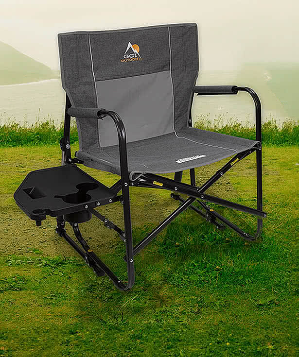GCI Outdoor Freestyle XL Rocker Chair with Side Table