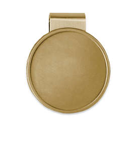 Laser Engraved Hat Clip with Ball Marker - Color: Antique Gold