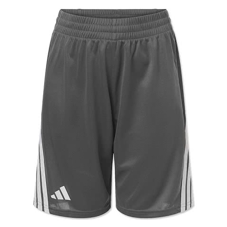 Adidas 3-Stripes Recycled Performance 7" Shorts in Team Navy Blue / White