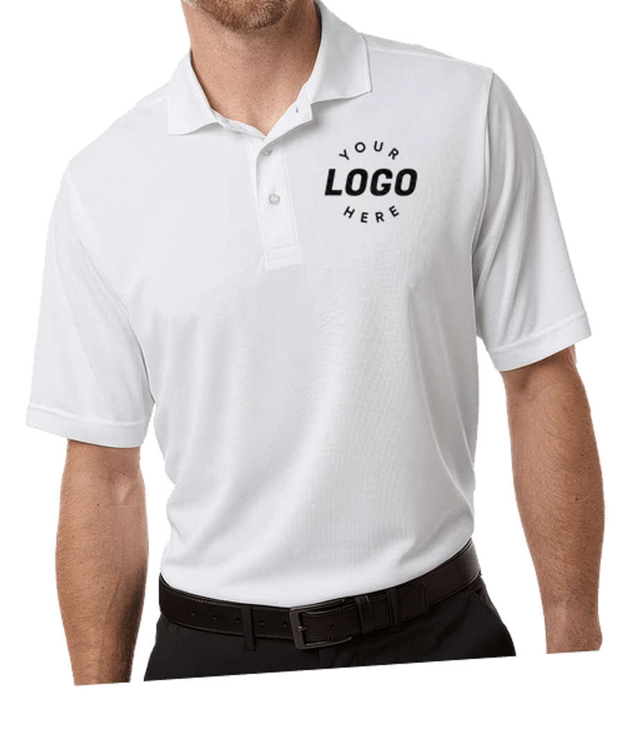 Core 365 Nova UPF 50+ Performance Pique Polo - Embroidered in White