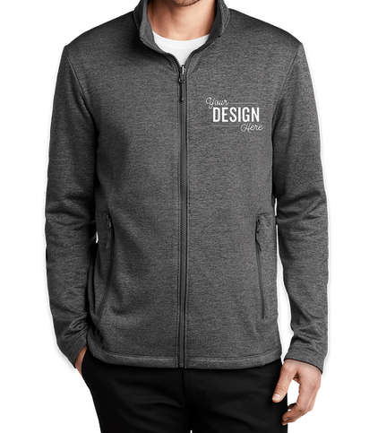 Port Authority Collective Striated Tech Fleece Jacket - Sterling Grey Heather