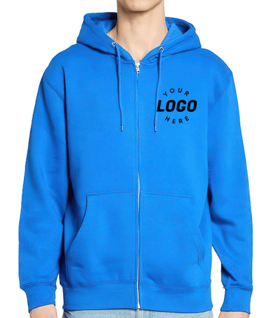 Lane Seven Premium Full-Zip Hoodie in Royal