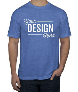 Canada - American Apparel 50/50 T-shirt - Color: Heather Lake Blue