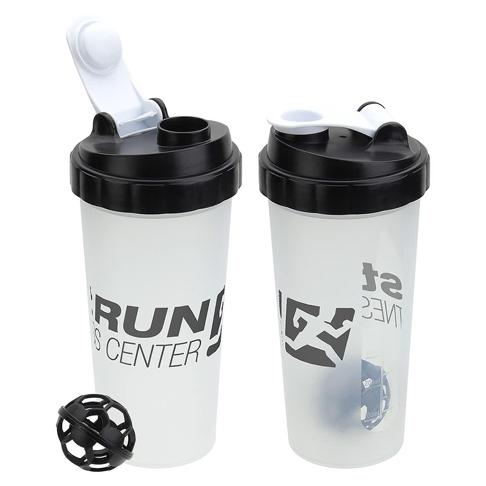 20 oz. Flip-Top Plastic Shaker Bottle