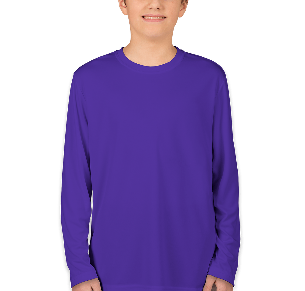Sport-Tek Youth Competitor Long Sleeve Performance Shirt-default