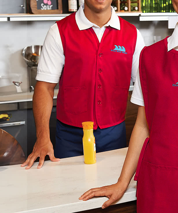 Edwards Apron Vest with Two Waist Pockets