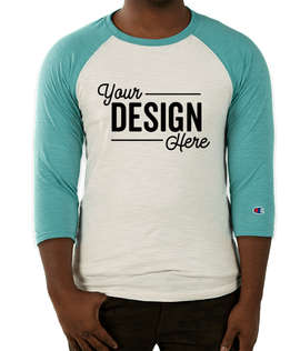 Canada - Champion Premium Fashion Raglan T-shirt - Color: Chalk White / Bright Sage