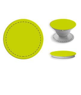 Full Color Fashion PopSocket® - Color: Citron / Light Grey