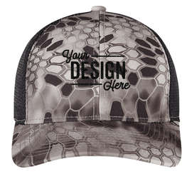 Port Authority Performance Camo Trucker Hat - Color: Kryptek Raid / Black