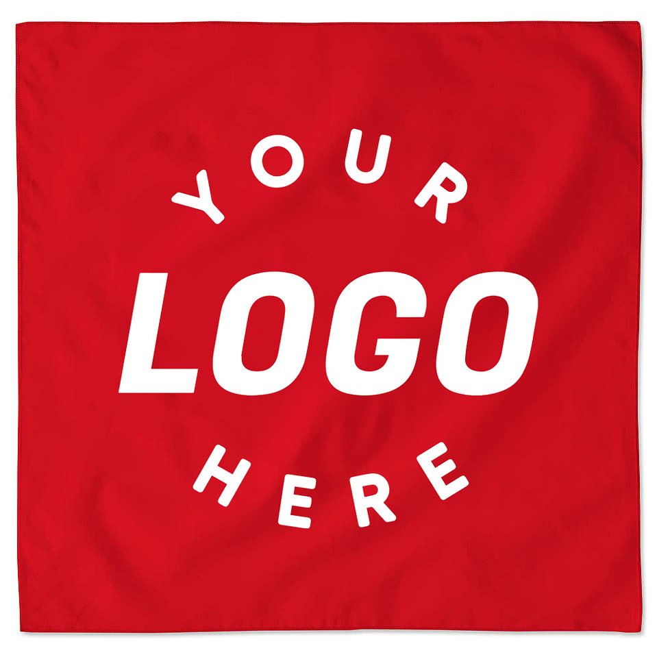 Port Authority 100% Cotton Bandana (Centered Design)