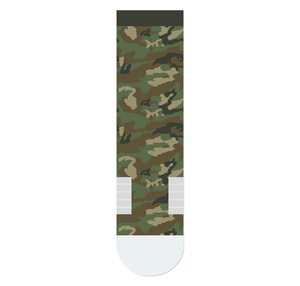 Military Camo Premium Crew Socks-default