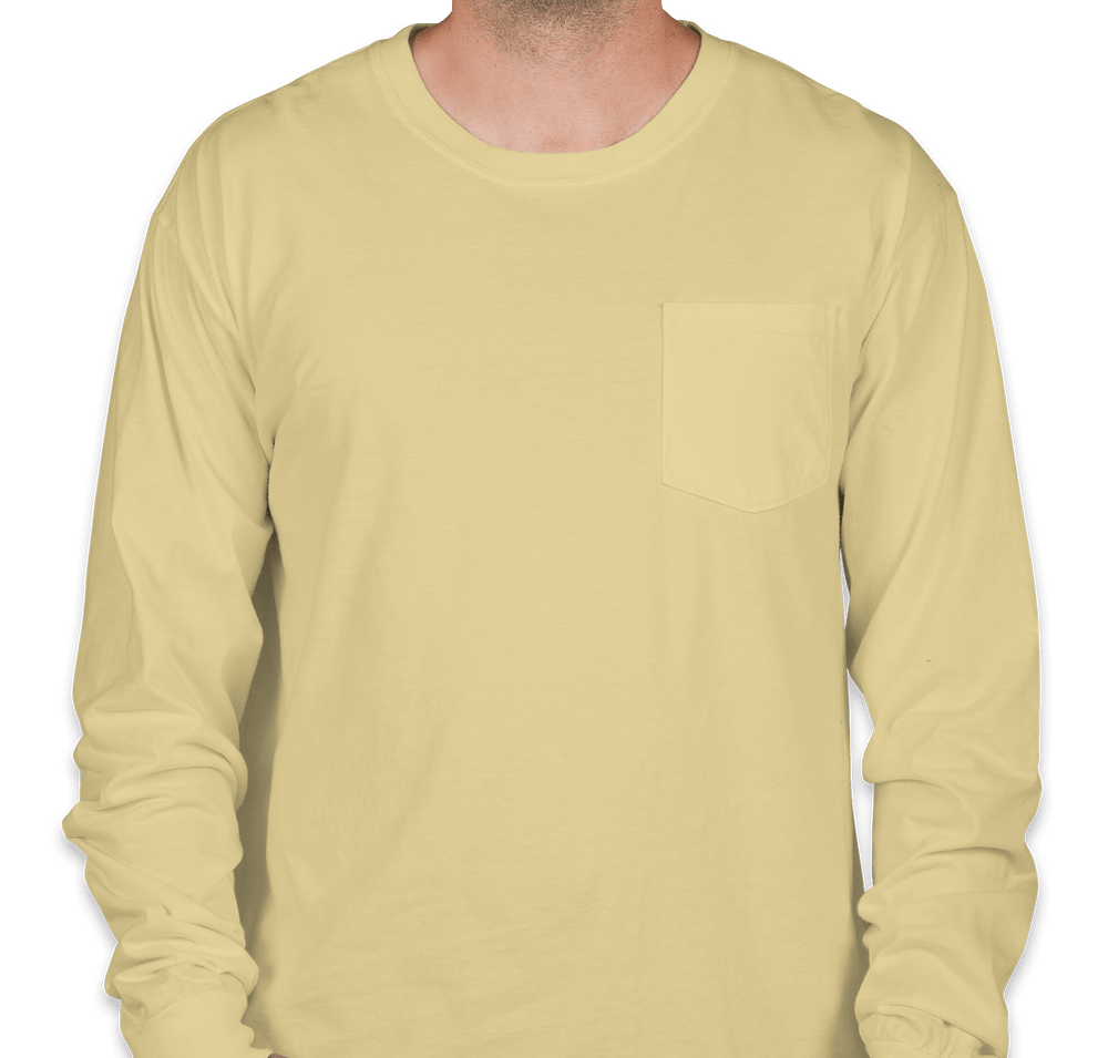 Comfort Colors Long Sleeve Pocket T-Shirt-default