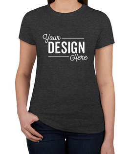 Next Level Women's Slim Fit Tri-Blend T-shirt - Color: Vintage Black