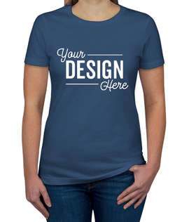 Next Level Women's Slim Fit Jersey T-shirt - Color: Cool Blue