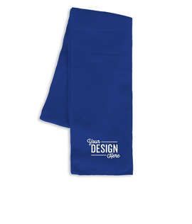Sportsman Solid Knit Scarf - Color: Royal