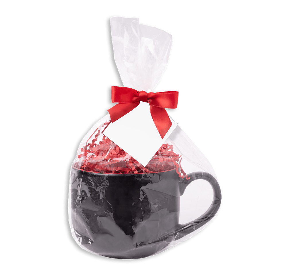 14 oz. Ceramic Two-Tone Black Mug & Hot Chocolate Bomb Gift Set-default
